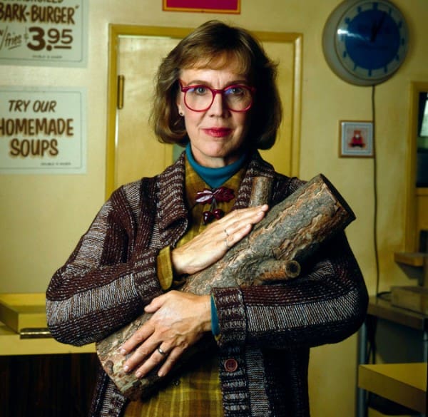  Catherine Coulson played the Log Lady on the television series "Twin Peaks." Credit ABC Photo Archives, via Getty Images